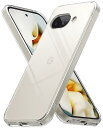 【Ringke】Google Pixel 9a ケース FUSION PC+TPU 黄ばみ防止 耐黄変 耐衝撃 衝撃防止 米軍MIL規格取得 透明 ワイヤレス充電対応 クリア スマホケース スマホカバー ピクセル9a (ストラップホールあり) - Clear