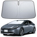 【6層断熱素材】 Lamicall トヨタ 新型 プリウス 5代目 60系 フロントガラス サンシェード: 車サンシェード 日除け 車 クルマ フロントサンシェード, 車用 フロントガラス サンシェード 折り畳み式 カーシェード 断熱 カー用品 遮光 遮熱 uvカット 紫外線遮蔽 フロントサンシ