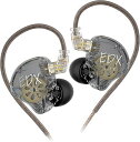 KZ EDX Lite イヤモニ イヤホン有線 カナル型インイヤー Wired Earphones 10mmアップダイナミックドライバ ゲーミング 耳掛け HIFI音質 遮音 重低音 ハイエンド 人間工学 低音強化 リケーブル対応 スポ一ツ/音楽モニター/ゲーム用 多機種対応 (ゲレ―, マイクなし)