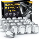 MIKKUPPA ホイールナット M12×P1.5 トヨタ・マツダ・三菱・ダイハツに適用 テーパ一座 ナット シルバー 21HEX 長さ31 mm 20個セット ラグナット