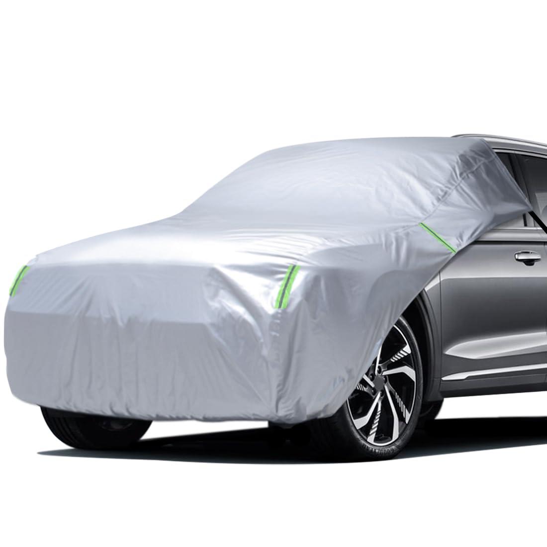 ANBEN ボンネットカバー 車カバー ハーフ 半分自動車カバー フロントガラスカバー ボンネット保護カバ..