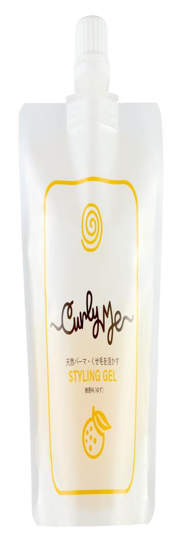 Curly Me(カーリーミー) ヘアースタイリングジェル 詰替え 微香料（ゆず）くせ毛を活かす｜天パ・パー..