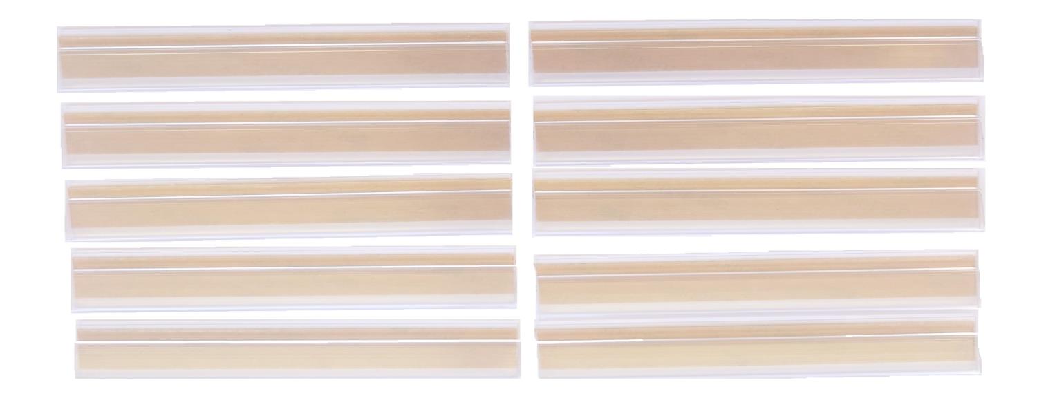 nico nimo　ポップキャッチャー 掲示用 透明 クリップ ポスタークリップ (M　　W100×H22mm) 10本入り