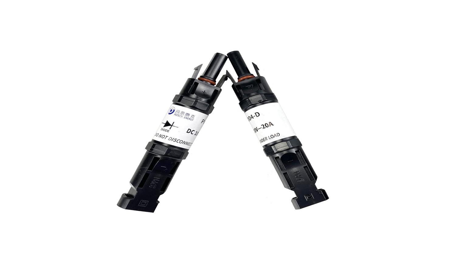 RYOKUJP MC4対応逆流防止ダイオード 電流20A 定格電圧DC1000V 防水レベルIP67 2個/組