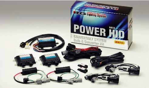 レーシングギア　POWER　HIDキット　　《VR3(バージョンVR3)》　4500K　H3　固定タイプ　RGH-CB642　