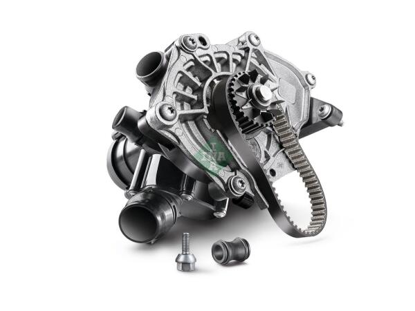 【INA】 サーモスタット(ウォーターポンプ/ベルト付) [AUDI,アウディ,A6 / 11428575211,538036010]