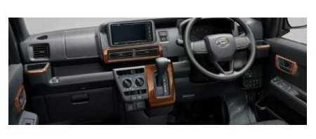 ダイハツ ハイゼットカーゴ【S700V S710V】　インテリアパネルセット(CVT車用)【木目調】[08170-K5013]