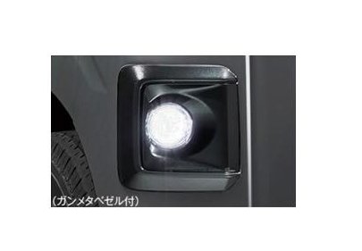 DAIHATSU HIJET CARGO　ダイハツ ハイゼットカーゴ【S700V S710V】　LEDフォグランプ(ガンメタベゼル付..