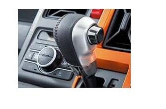 DAIHATSU TAFT　ダイハツ タフト【LA900S LA910S】　シフトノブ(本革)【シルバーベゼル】[08466-K2013]