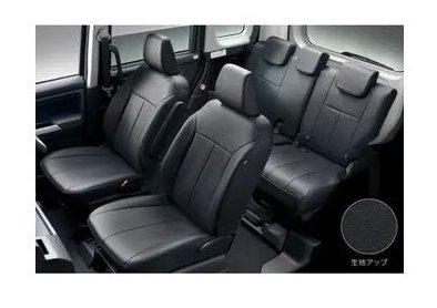 DAIHATSU THOR　ダイハツ トール【M900S M910S】　シートカバー(本革風)【ブラック】[08220-K1126](2)