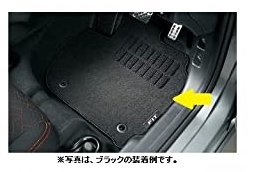 HONDA - ホンダ フィット【GP5 GK3 GK4 GK5 GK6】 フロアカーペットマット(スタンダードタイプ)【仕様は下記参照】【ブラック】[08P14-T5A-010]
