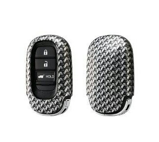 HONDA N-BOX　ホンダ Nボックス【JF5 JF6】　キーカバー(樹脂製)(デラックス)【メッシュメタル】[08F44-PM4-0D0B]