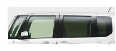 HONDA N-BOX　ホンダ Nボックス【JF5 JF6】　ピラーガーニッシュ(ドアバイザー装着車用)【ピアノブラック】[08Z48-E6E-B20]