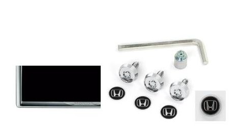 ホンダ ZR-V【型式は商品仕様確認】　ライセンスフレーム＋スペーサーキット＋ナンバープレートロックボルトのセット【メッキタイプ】[08Z01-PS5-A00D]