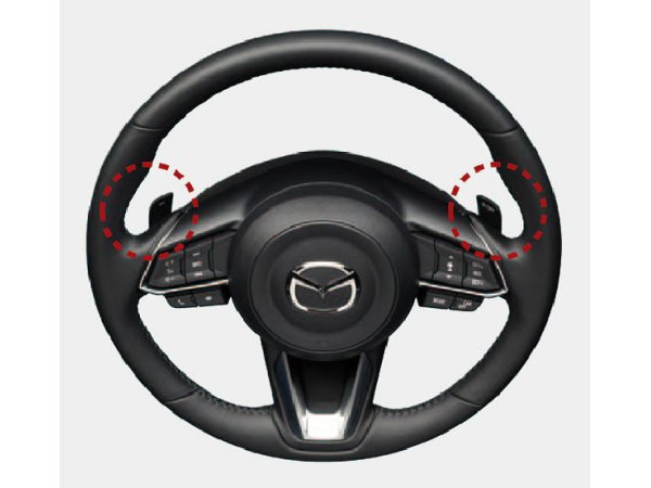 純正アクセサリー　マツダ　CX-5　KF　H28.11〜　コンフォート　ステアリングシフトスイッチ　本体　ステアリングヒーター付車用　BHT1663P0