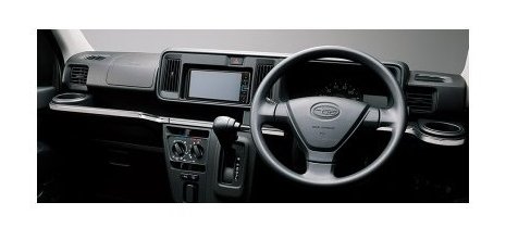 SUBARU SAMBAR VAN　スバル サンバーバン【S321B S331B S321Q S331Q】　メッキ調インパネモール(3枚セット)[08171F5002]