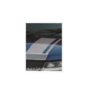 SUBARU JUSTY　スバル ジャスティ【M900F M910F】　フードストライプ【ライン：シルバー】[08230F1016]