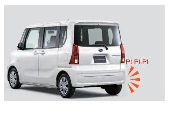 SUBARU CHIFFON　スバル シフォン【LA650F LA660F】　バックブザー[08540F2005]