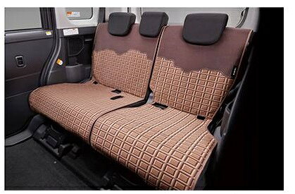 SUBARU JUSTY スバル ジャスティ【M900F M910F】 シートエプロン(後席用)【チョコ柄】[08220F1096]