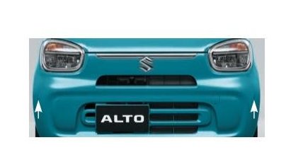 スズキ アルト【HA37S HA97S】　フロントパーキングセンサー【シルキーシルバーメタリック】[9921N-67T00/9921P-84S00-Z2S]