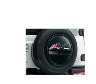 SUZUKI Jimny　スズキ ジムニー【JB64W】　スペアタイヤハーフカバーデカール【リバイバルA】[99230-77R10-001]