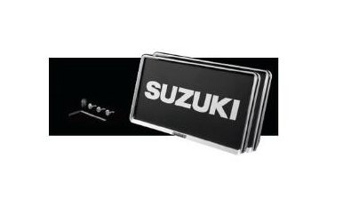 スズキ ジムニーシエラ【JB74W】　ナンバープレートリム＆ナンバープレートロックボルトセット[9911D-52R00]