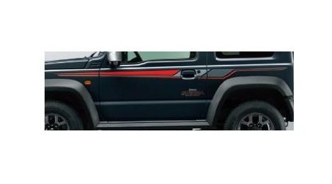 SUZUKI Jimny SIERRA　スズキ ジムニーシエラ【JB74W】　サイドデカール(左右セット)【リバイバルB】[99230-78R00-002]