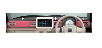 SUZUKI Lapin　スズキ ラパン【HE33S】　インパネガーニッシュ【キャンディピンク】[99000-99013-T11]