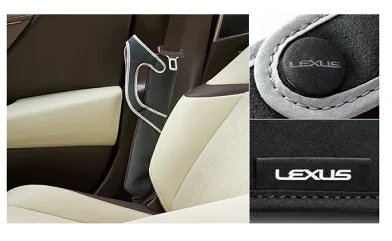 メール便可　LEXUS レクサス 純正 アクセサリー パーツ ES300h シートベルトパッド 1席分 (1個) 0822C-00030 AXZH10