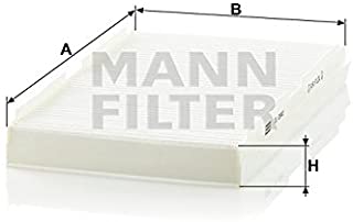 MANN　エアコンフィルター　（プジョー/307CC）　CU　2940　【型式：A307CC・M307CC・3CCRFJ　初年：2004/02-2009/05】