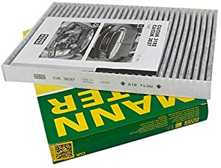 MANN-FILTER キャビン フィルター 車内の快適さを高め、新鮮な空気を保ちます。 MANN エアコンフィルター （アウディ／S6） 活性炭入り消臭効果大 CUK 3037 【型式：4BANKF・4BAQJF 初年：00/08-04/08】 【適合確認について】 お車の年式やグレード等で合わない場合もございますので、必ず弊社までお問合せいただきますよう宜しくお願いいたします。 尚、適合確認をご希望のお客様は、お車の車検証に記載されております「1.型式／2.車台番号／3.型式指定番号／4.類別区分番号／5.初年度登録」をメールにてご連絡頂ければ当社で適合商品をお調べ致しますので、お気軽にお問い合わせください。