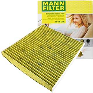 MANN　エアコンフィルター　FP26009　フォルクス　ワーゲン　脱臭活性炭　ポリフェノール配合(三層構造)