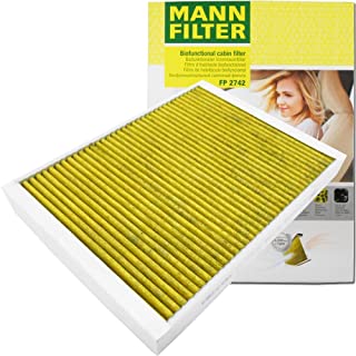 MANN　エアコンフィルター　シトロエン　(C5　X7・C6　X6)　プジョー　(407　D2)　FP2742　脱臭活性炭　ポリフェノール配合(三層構造)