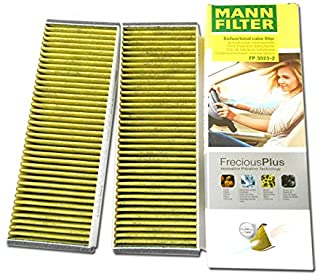 MANN　エアコンフィルター　アウディ　ランボルギーニ　FP3023-2　2個1セット　脱臭活性炭　ポリフェノール配合(三層構造)