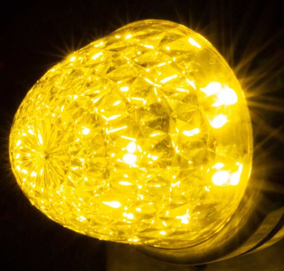 JETイノウエ LED6 スターライトバスマーカーランプ零（ZERO）クリアレンズ イエロー 12/24V 532612