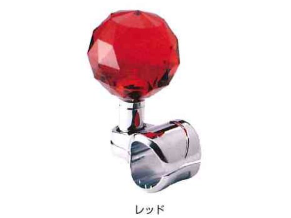 JETイノウエ　ハンドルスピンナー　ダイヤカット丸型ハンドルスピンナー　レッド　506225　*トラック用..