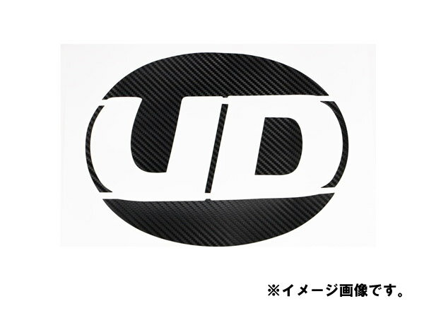樂天商城 - メール便可　JETイノウエ　カラーエンブレムステッカー　UD用　カーボンブラック　524442