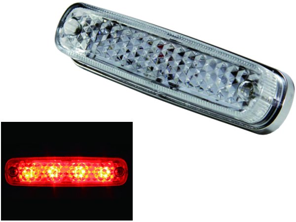 JETイノウエ　車高灯　LED4　車高灯NEO　24V　クリアー／レッド　533586　*トラック用品*