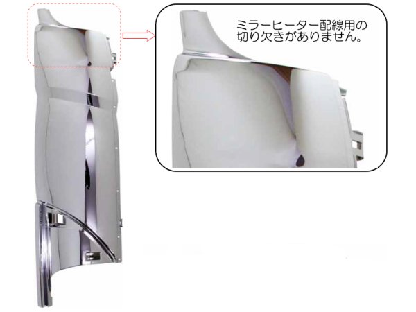 JETイノウエ　コーナーパネル　日野大型　エアループプロフィア用　コーナーパネル　右　571476　*トラック用品*