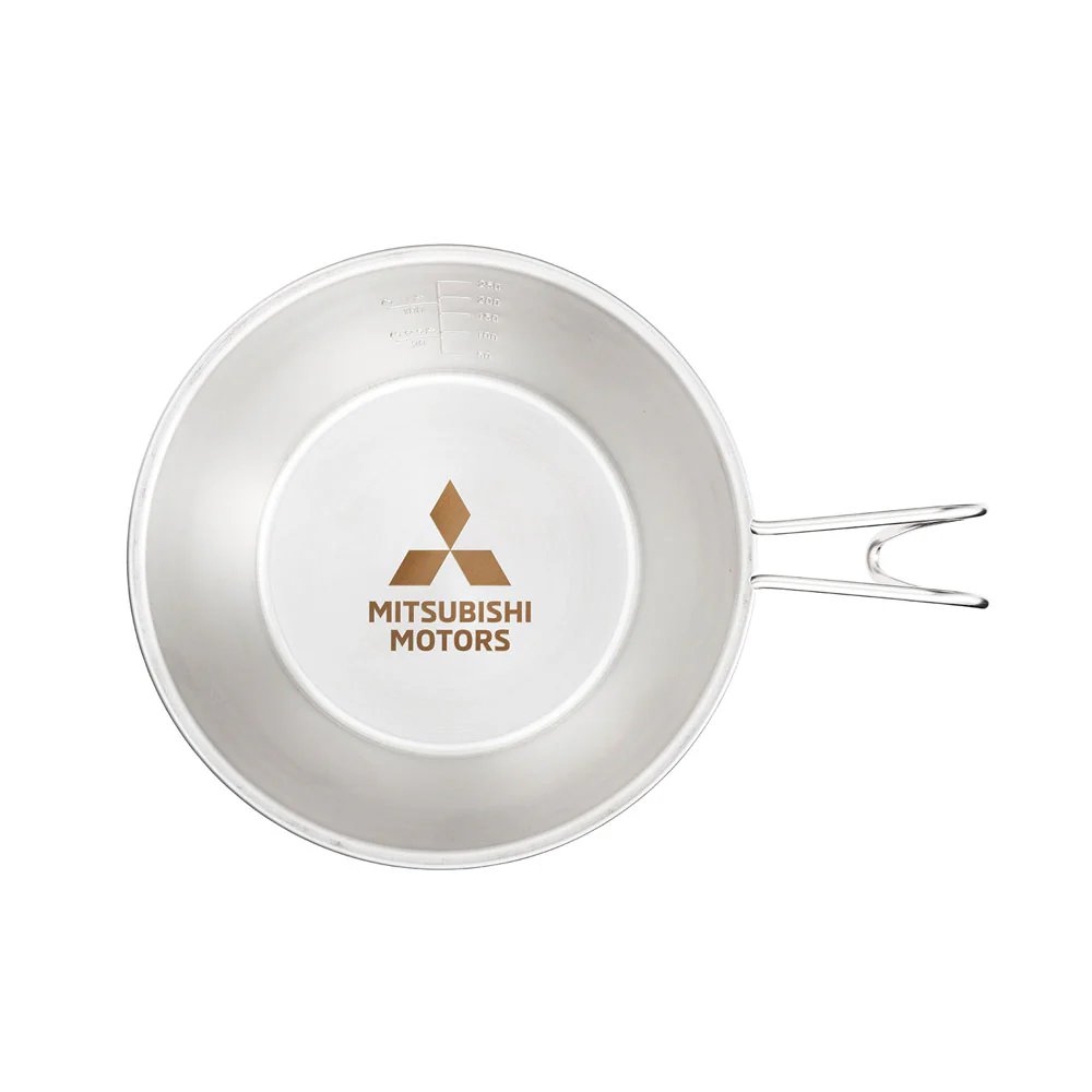 部番 SRG10052 サイズ(約) 直径12.0×高さ4.5(cm) 容量 320ml 素材 ステンレス MITSUBISHI MOTORSロゴ レーザー刻印