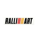 メール便可 三菱コレクション ラリーアート RALLIART カッティングステッカー Sサイズ ブラック SRG20027BS