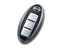 メール便可 日産コレクション グッズ BASICインテリジェントキーケース(シリコンタイプ)ダーククローム KWA1050H80(4)
