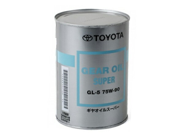 純正トヨタ　ギヤオイルスーパー　GL-5　75W-90　入数：1L×1缶　08885-02106