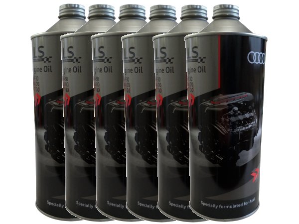 【お得な6本セット】アウディ純正エンジンオイル　0W-30 1L×6　J0AJD3F11
