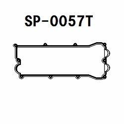 メール便可　大野ゴム/OHNO タペットカバーパッキン(単品) SP-0057T キューブ Z10 EGI CG13DE 1300cc