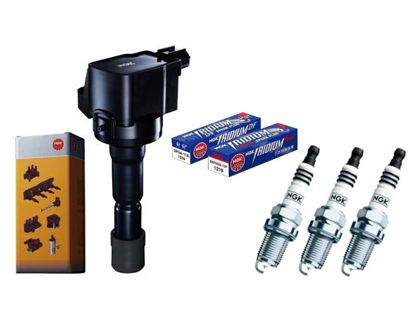 NGKイグニッションコイルとMAXプラグのセット インプレッサ U5057 BKR7EIX-P