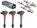 ムーヴ L175S L185S NGK プレミアム RXプラグ 91516 LKR6ARX-P 3本 日立 イグニッションコイル U18D04-COIL 3本セット H23.01~H22.12