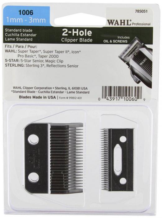 送料無料｜WAHL 2-Hole Clipper Blade【ウォール クリッパー ブレード スーパーテーパー用】 wahl バリカン ベレ 替刃 ブレード