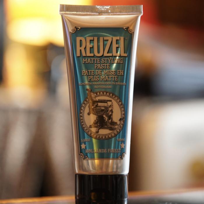 Reuzel Pomade (ルーゾーポマード) Matte Styling Paste アパッシュ アメリカクリッパー アメリカンスタイル 理容師 美容師 フェードスタイル メンズ クリッパー バリカン ウォール Fade フェード 床屋 barber 整髪料 ポマード ワックス ジェル BROSH Reuzel