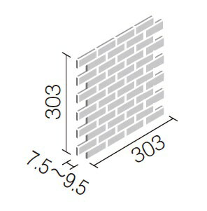 LIXIL INAXエコカラットランド＜石はつり面＞ 25×75角ネット張りECO-275NET/RO1NN〜RO2NN